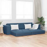 vidaXL Canapé-lit Bleu marine 245 x 78 x 77 cm tissu