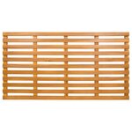 vidaXL Tapis de bain Uni Marron 100 x 53 cm bois