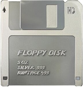 Monnaie FLOPPY DISK TechStalgic 2 Oz Argent 2$ Niue 2024
