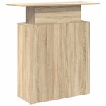 vidaXL Bureau de réception Chêne Sonoma 100x40x104 cm Bois d'ingénierie