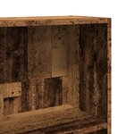 vidaXL Bibliothèque vieux bois 40x24x143 cm bois d'ingénierie