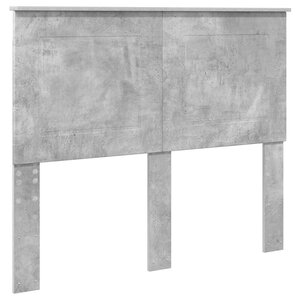 vidaXL Tête de lit Gris béton 135 cm Bois d'ingénierie