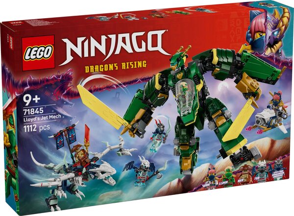 LEGO NINJAGO - L'Avion-Robot de Lloyd - 71845 : Aventures Épiques en Haute Altitude