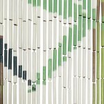 VidaXL Rideau anti-insectes imprimé bambou 100x200 cm