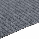 vidaXL Tapis Couloir Gris clair 100 x 150 cm tissu
