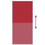 vidaXL Store enrouleur occultant rouge largeur du tissu 85 7 cm