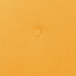 vidaXL Fauteuil jaune tissu