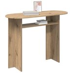 vidaXL Table console Chêne artisanal 100 x 39 5 x 75 cm