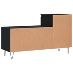 vidaXL Armoire à chaussures Noir 102x36x60 cm Bois d'ingénierie