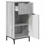 vidaXL Cabinet de salle de bain Gris Sonoma 39 5 x 36 x 88 cm