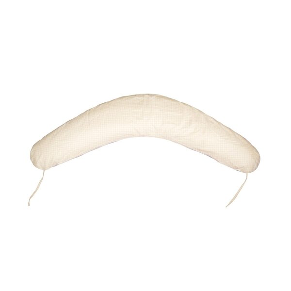 Coussin maternité pre/post natal usages multiples beige à carreaux