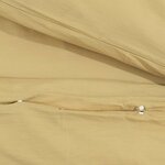 vidaXL Ensemble de housse de couette Taupe 135x200 cm Coton