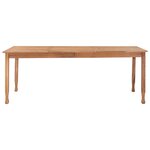 vidaXL Table à dîner de jardin 200x100x75 cm Bois de teck massif