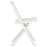 vidaXL Chaises de jardin pliables 4 Pièces PP Blanc