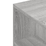 vidaXL Meuble TV sonoma gris 102x34 5x43 cm bois d'ingénierie
