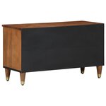 vidaXL Cabinet Média Châtaigne Bois de manguier massif  Bois d'ingénierie