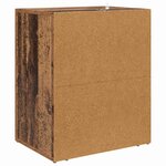 vidaXL Cabinet de chevet Bois ancien 50 x 36 x 60 cm Bois d'ingénierie