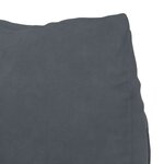 vidaXL Coussin de Dos Gris foncé 45 x 20 x 35 cm