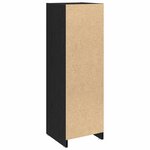 vidaXL Cabinet de salle de bain avec tiroir Chêne noir 30 x 30 x 95 cm