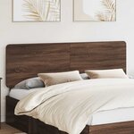 vidaXL Tête de lit Chêne brun 180 cm Bois d'ingénierie