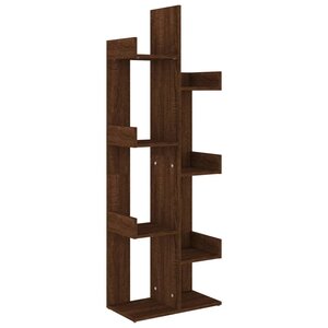 vidaXL Bibliothèque 48x25 5x140 cm Chêne marron Bois d'ingénierie