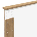 vidaXL Tête de lit Chêne artisanal 75 cm Bois d'ingénierie