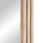 vidaXL Miroir de bain 50x70 cm bois de manguier massif et verre