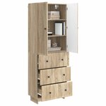 vidaXL Ensemble de Meubles 2 Pièces 66 x 34 5 x 90 cm Bois d'ingénierie