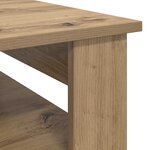 vidaXL Table basse Chêne artisanal 96 x 54 x 44 cm Bois d'ingénierie