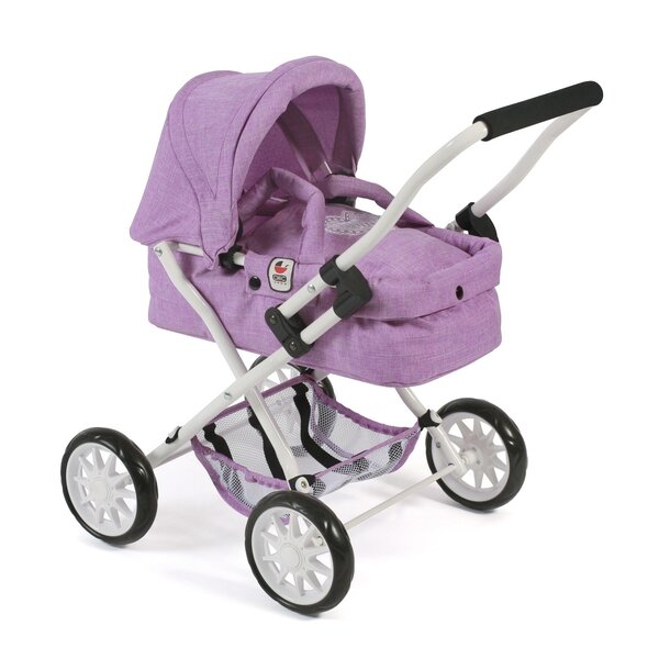 Bayer Chic 2000 555-35 - Mini chariot à câlins SMARTY  lila pour poupée