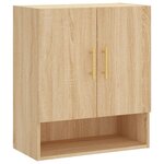 vidaXL Armoire murale chêne sonoma 60x31x70 cm bois d'ingénierie