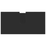 vidaXL Armoire de lavabo de salle de bain Noir 60 x 30 x 60 cm