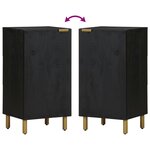 vidaXL Buffet noir 40x33x75 cm bois d'ingénierie