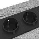 vidaXL Table de chevet Sonoma gris 30 x 48 x 61 cm Bois d'ingénierie