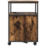 vidaXL Cabinet avec Station de Charge Chêne fumé 61 x 46 x 67 cm