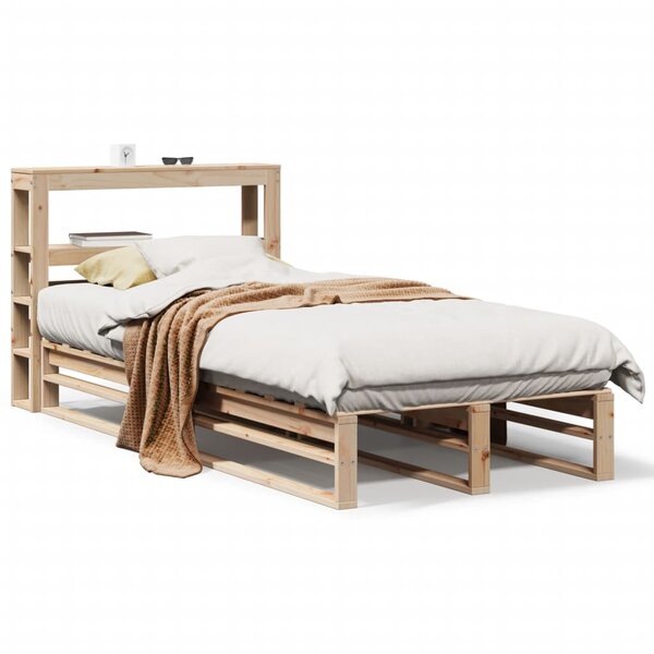 vidaXL Cadre de lit sans matelas 90x200 cm bois de pin massif