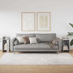 vidaXL Tables d'appoint 2 Pièces avec étagère gris béton 25 5x27x60 cm