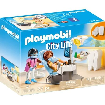 Playmobil 70198 - city life l'hôpital - dentiste
