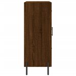 vidaXL Buffet chêne marron 69 5x34x90 cm bois d'ingénierie