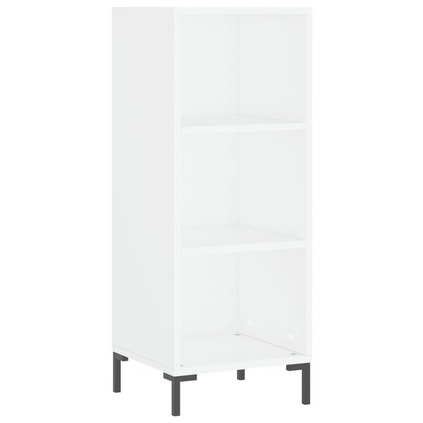 vidaXL Buffet blanc 34 5x32 5x90 cm bois d'ingénierie