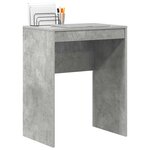 vidaXL Bureau Gris béton 60 x 40 x 76 cm