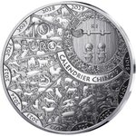 Pièce de monnaie en Argent 10 Euro g 22.2 Millésime 2025 YEAR OF THE SNAKE