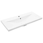 vidaXL Ensemble de meubles de salle de bain 3 Pièces gris béton