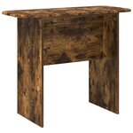 vidaXL Table console Chêne fumé 93 x 40 x 75 cm Bois d'ingénierie