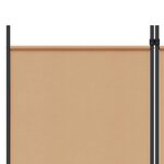 vidaXL Paravent à 3 panneaux Beige 150 x 200 cm Tissu
