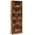 vidaXL Bibliothèque vieux bois 60x24x176 cm bois d'ingénierie