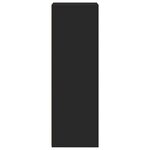 vidaXL Buffet haut noir 45x41x124 cm bois d'ingénierie