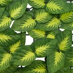 vidaXL Écran de balcon avec feuilles Vert et jaune 400 x 150 cm