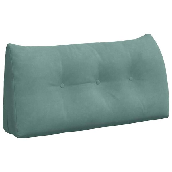vidaXL Coussin de Dos Vert Mer 100 x 24 x 50 cm Velours