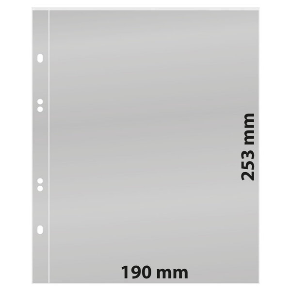 Feuilles Multi Collect Lindner transparentes à 1 poche pour blocs feuillets.